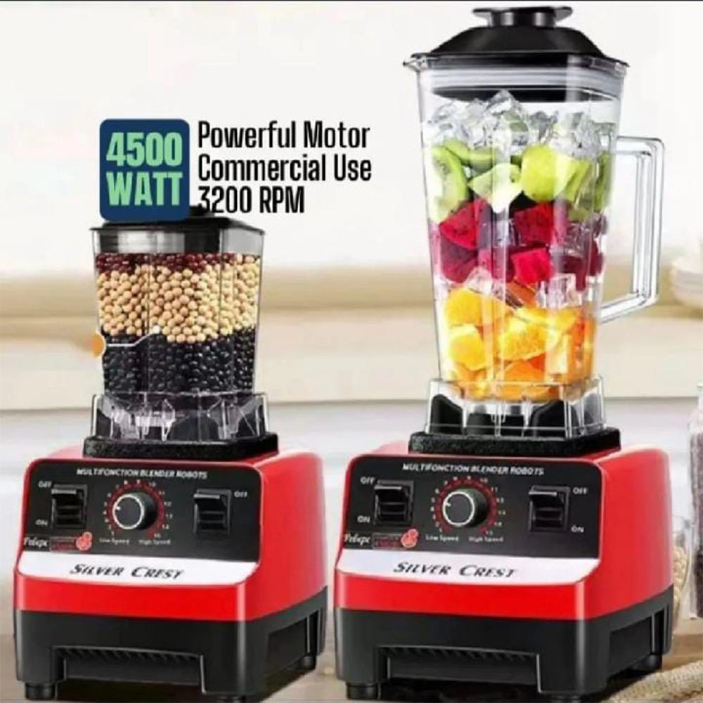 Silvercrest Heavy-Duty 2-in-1 Blender & Grinder – 3200 RPM High-Speed Motor
