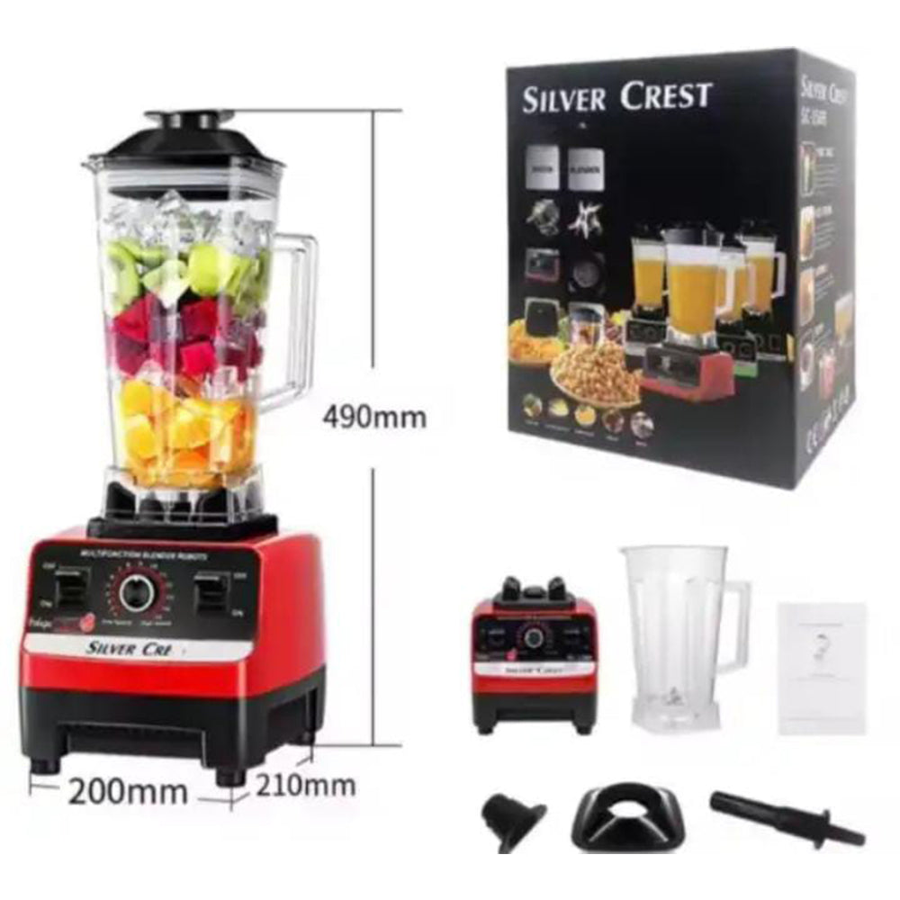 Silvercrest Heavy-Duty 2-in-1 Blender & Grinder – 3200 RPM High-Speed Motor