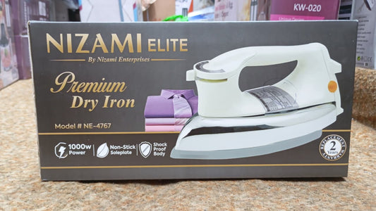 Premium Dry Iron – Fast Heating  Smooth Pressing