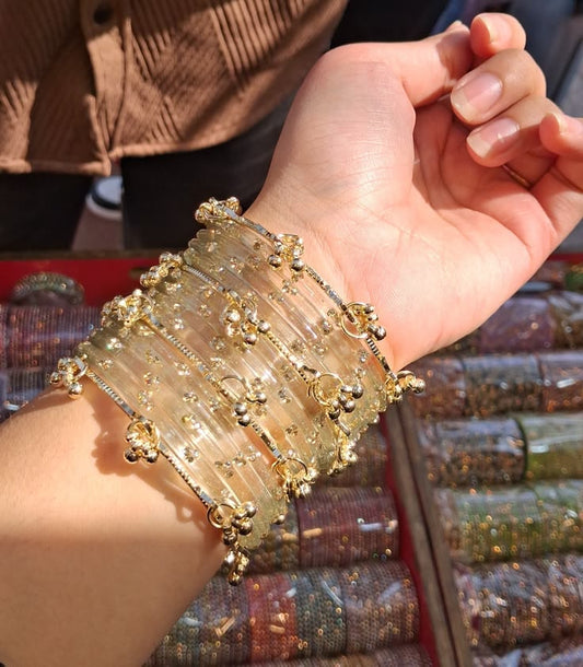 Kashmiri Churiyan – Traditional Elegance for Every Wrist- (24 bangles+4 siders)